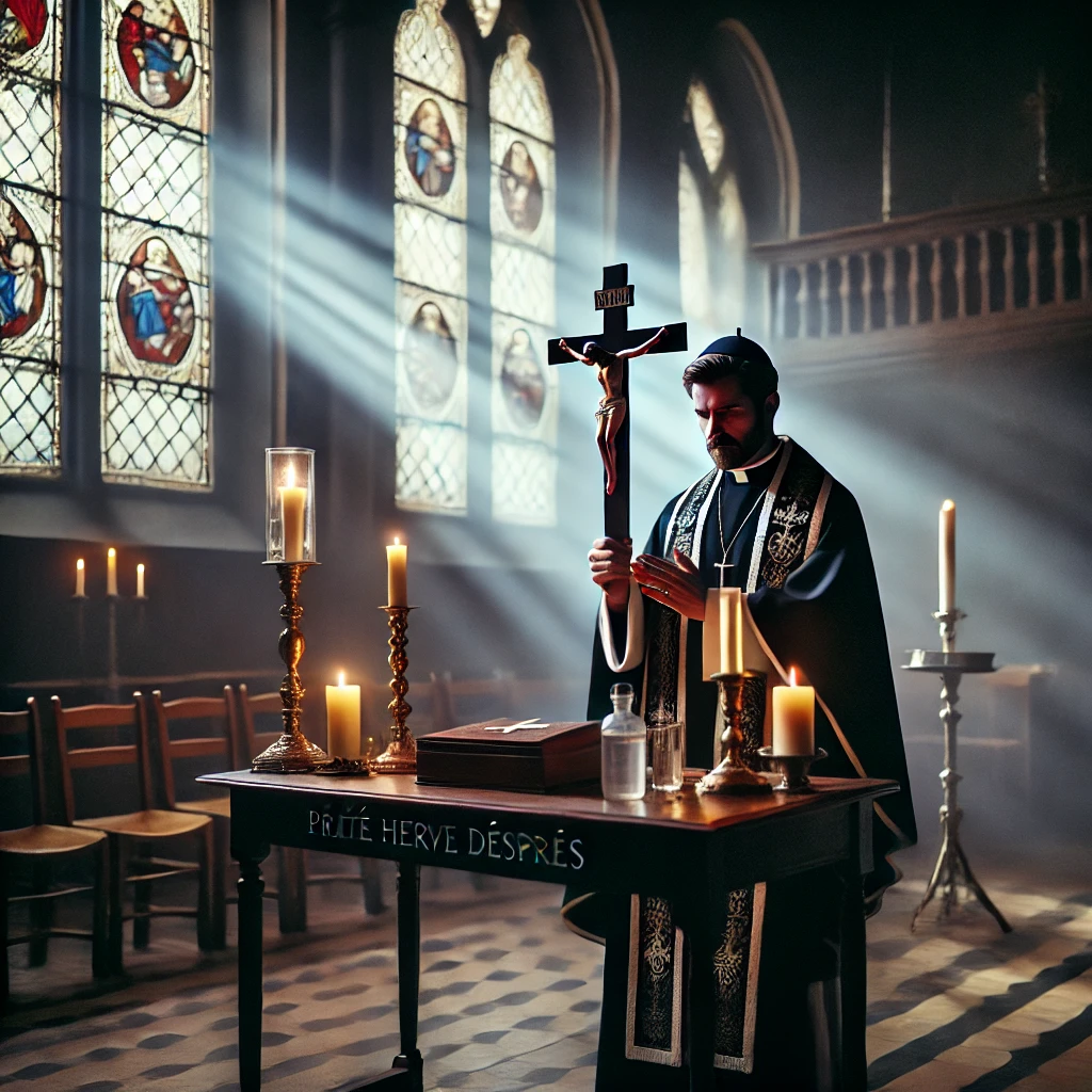 pere herve despres nomme exorcist par l eveque de coutances